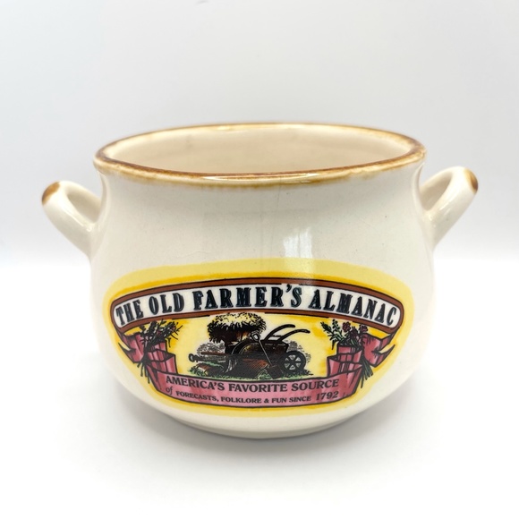 Vintage 1994 Old Farmer's Almanac Bean Bowl No. 2 - Picture 2 of 5